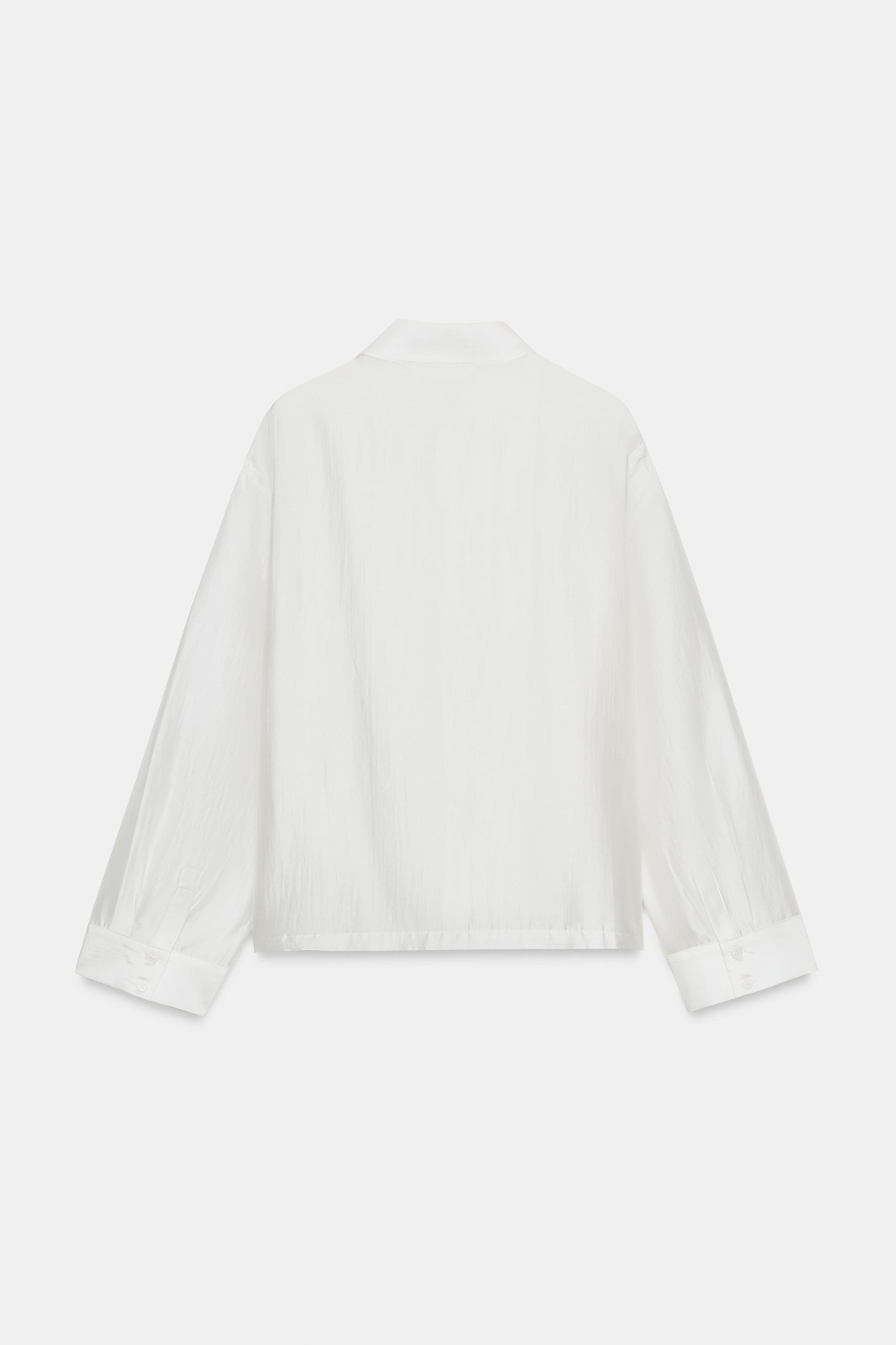 CHEMISE SATINÉE ALAMARS ZW COLLECTION